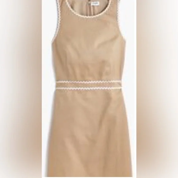 J. Crew Tan Midi Dress - Picture 1 of 6